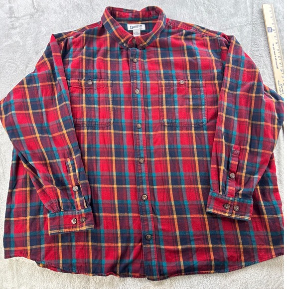 Duluth Trading Co. Other - Duluth Trading Co Mens 4XL Plaid Flannel Shirt‎ Relaxed Fit Workwear Heritage